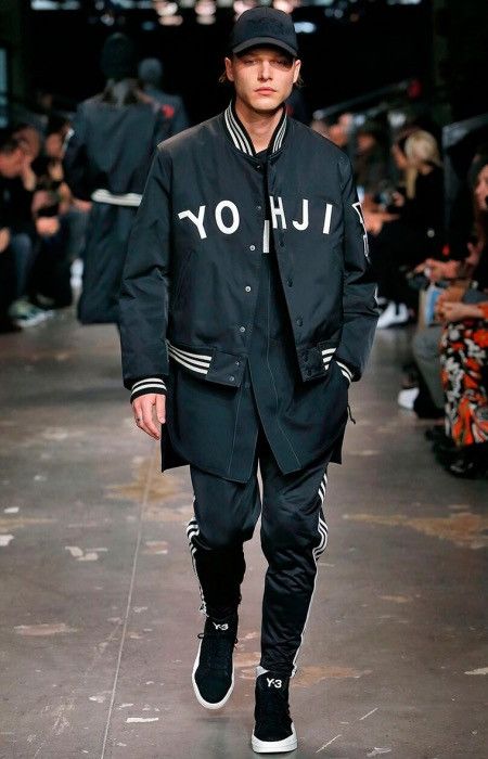 Adidas × Y-3 AW19 Adidas Y-3 Yohji Yamamoto Letters bomber jacket Size US M / EU 48-50 / 2 - 1 Thumbnail