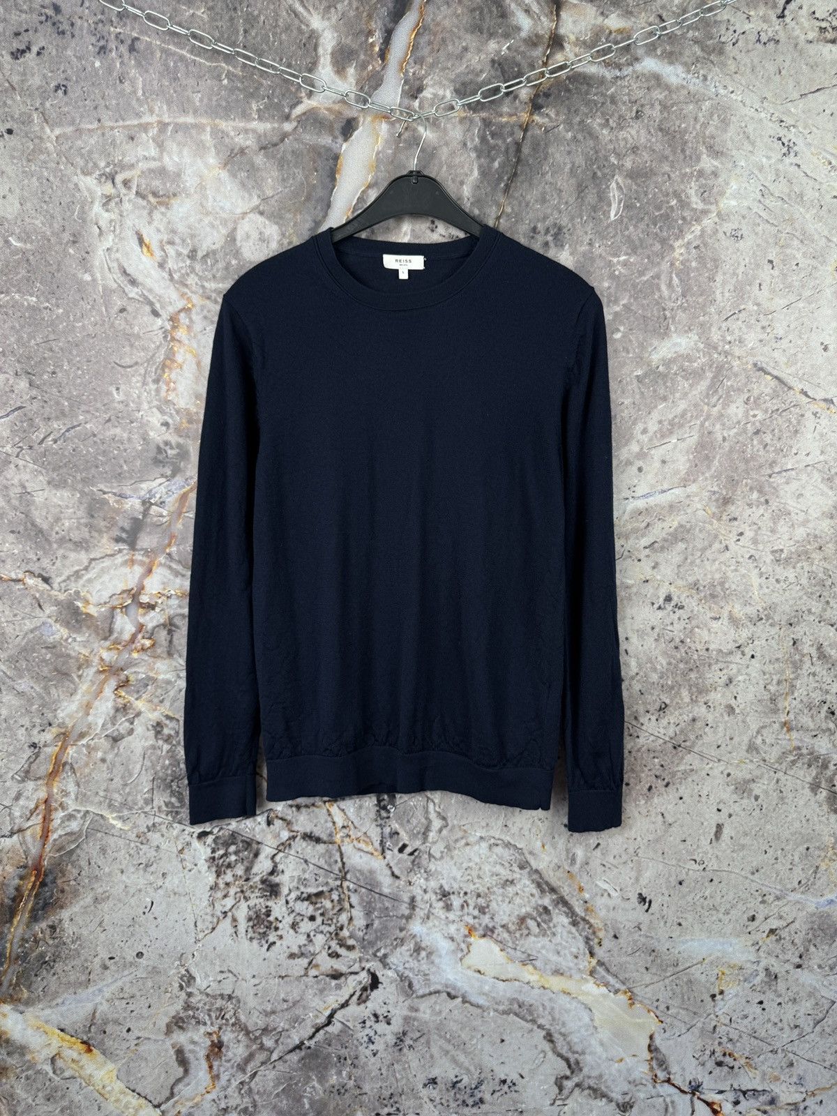 Reiss Mens Reiss Pullover Wool Sweater Sweatshirt Size Large Size US L / EU 52-54 / 3 - 1 Thumbnail