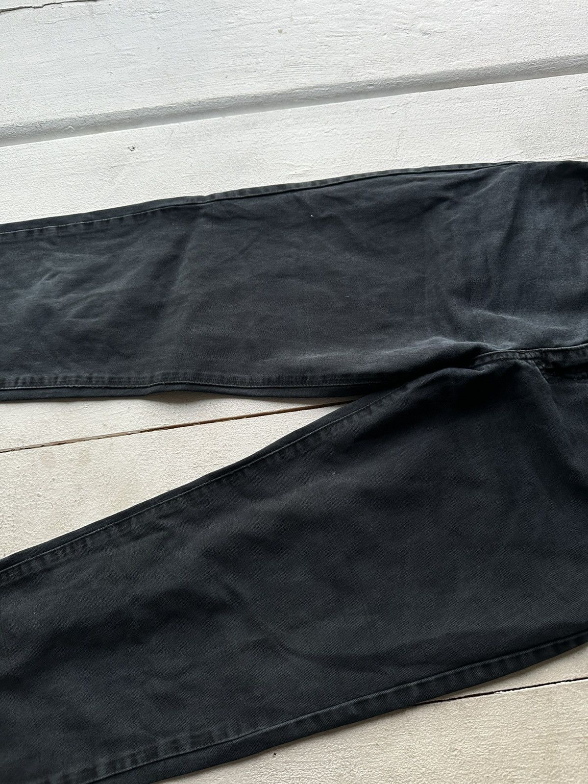 Armani 🚨Y2K WOMEN ARMANI JEANS WITH LOGO AVANT GARDE DENIM PANTS Size 29" - 11 Thumbnail