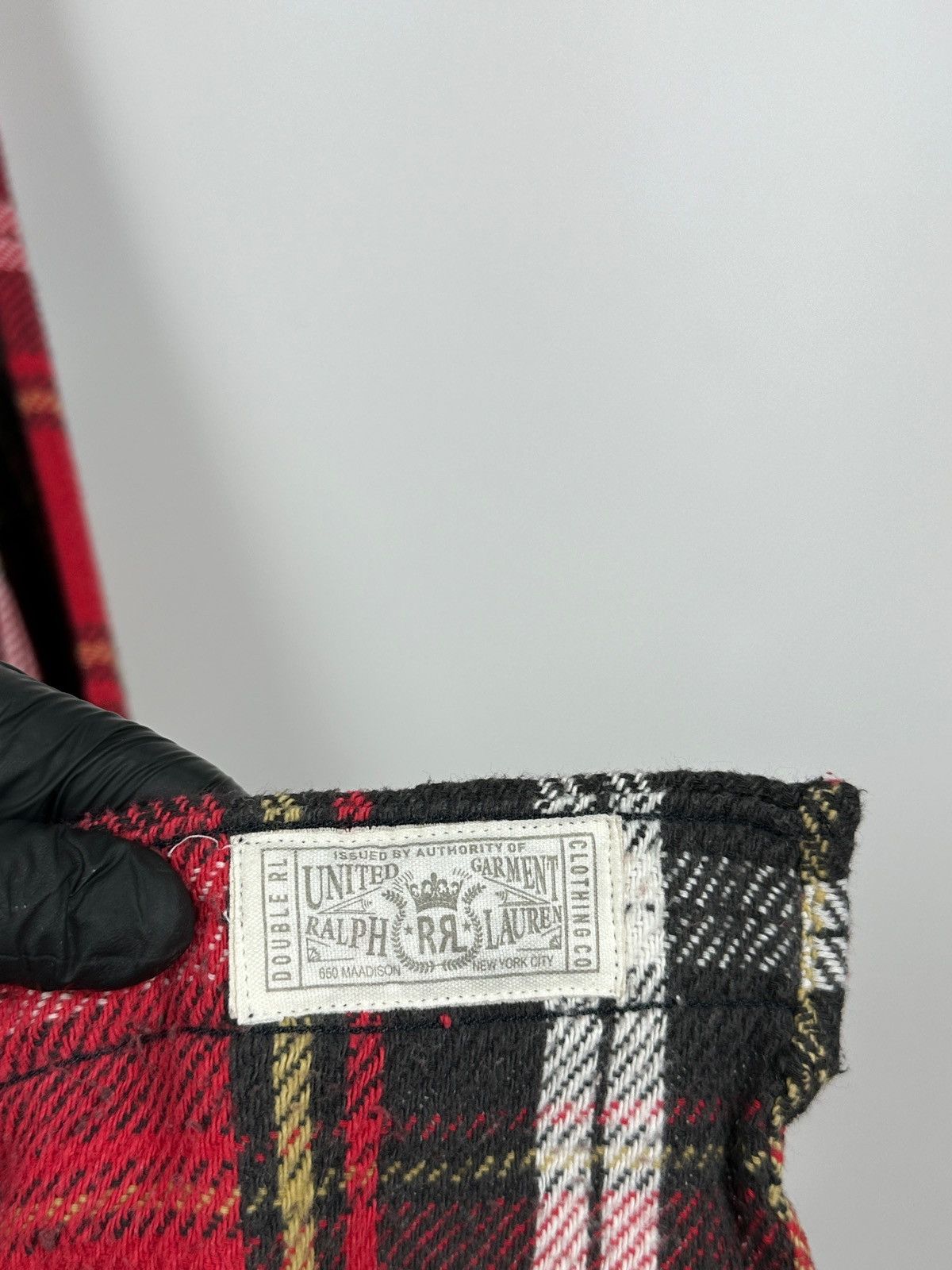 Polo Ralph Lauren RRL Ralph Lauren Double RL Plaid Flannel Long Sleeve Shirt Size US L / EU 52-54 / 3 - 20 Thumbnail