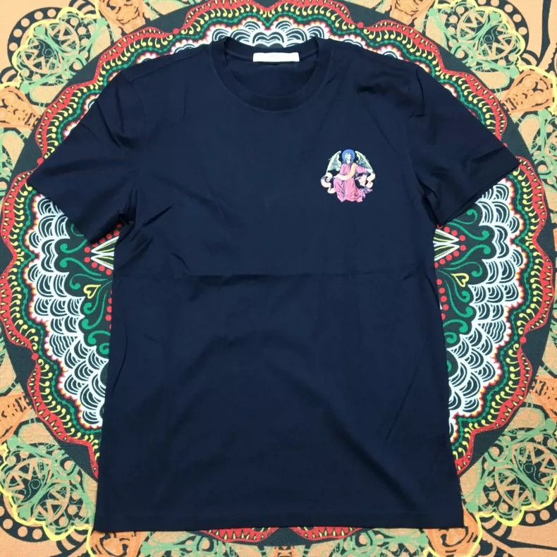 Givenchy Givenchy Black Gradient Sword Flower Arm Printed Crew Neck Size US S / EU 44-46 / 1 - 1 Thumbnail