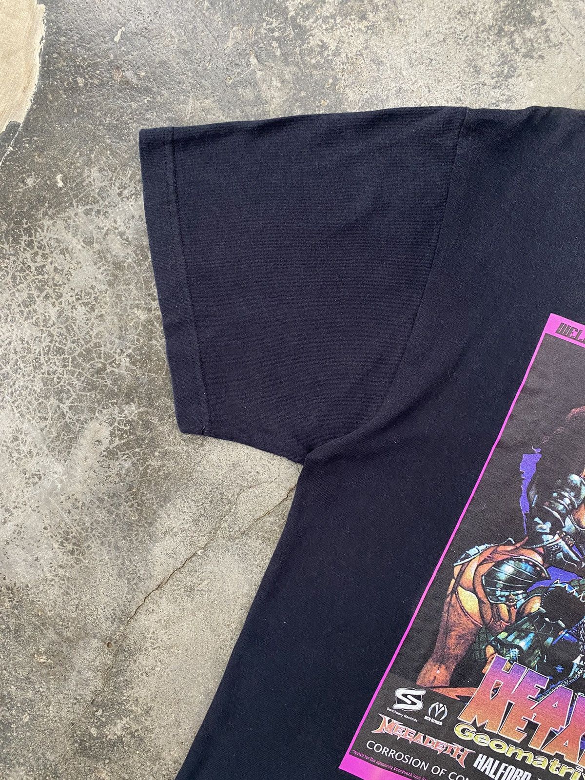 Vintage Rare💥Vintage Heavy Metal Geomatrix Megadeth, Entombed Game Size US L / EU 52-54 / 3 - 5 Thumbnail