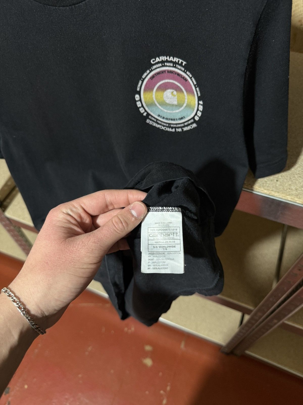 Carhartt × Carhartt Wip Rare Carhartt WIP Detroit Michigan Outdoor T-Shirt Y2K Hype Size US M / EU 48-50 / 2 - 6 Thumbnail