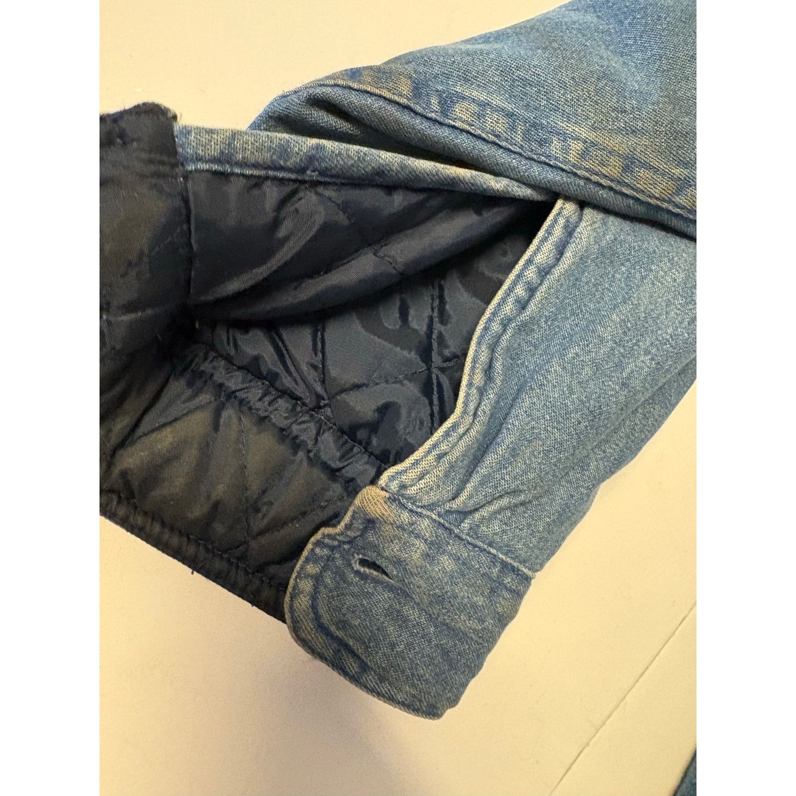 Roundtree & Yorke Vintage Roundtree and Yorke outdoors denim fleece jacket L Size US L / EU 52-54 / 3 - 7 Thumbnail