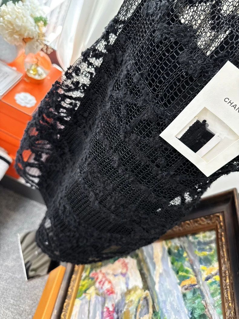 Chanel Chanel 25s spring and summer show black hollow three-dimen Size XS / US 0-2 / IT 36-38 - 3 Thumbnail