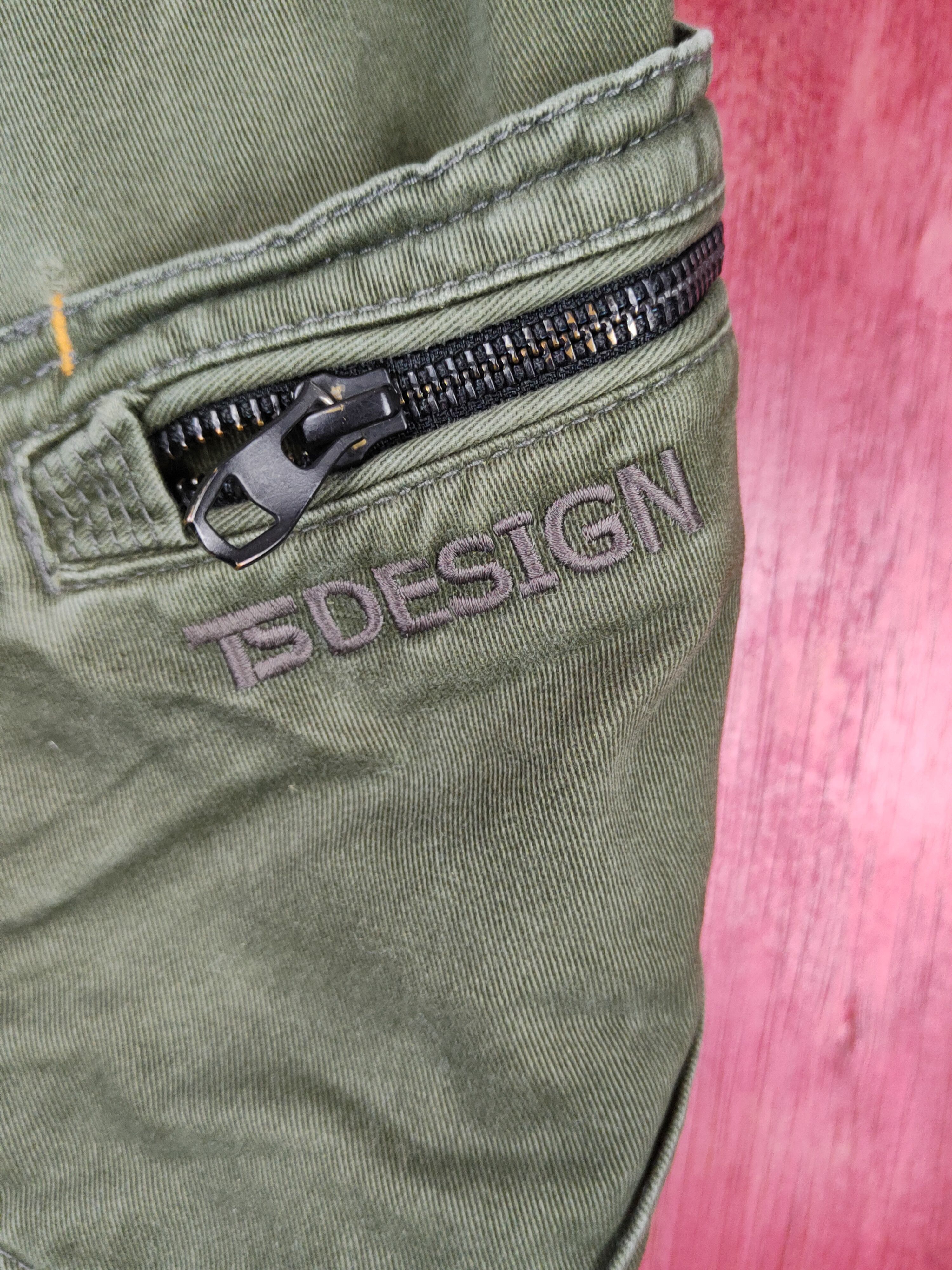 Japanese Brand TS Design Dark Olive Multipocket Tactical Cargo Pants #S1345 Size US 32 / EU 48 - 6 Thumbnail