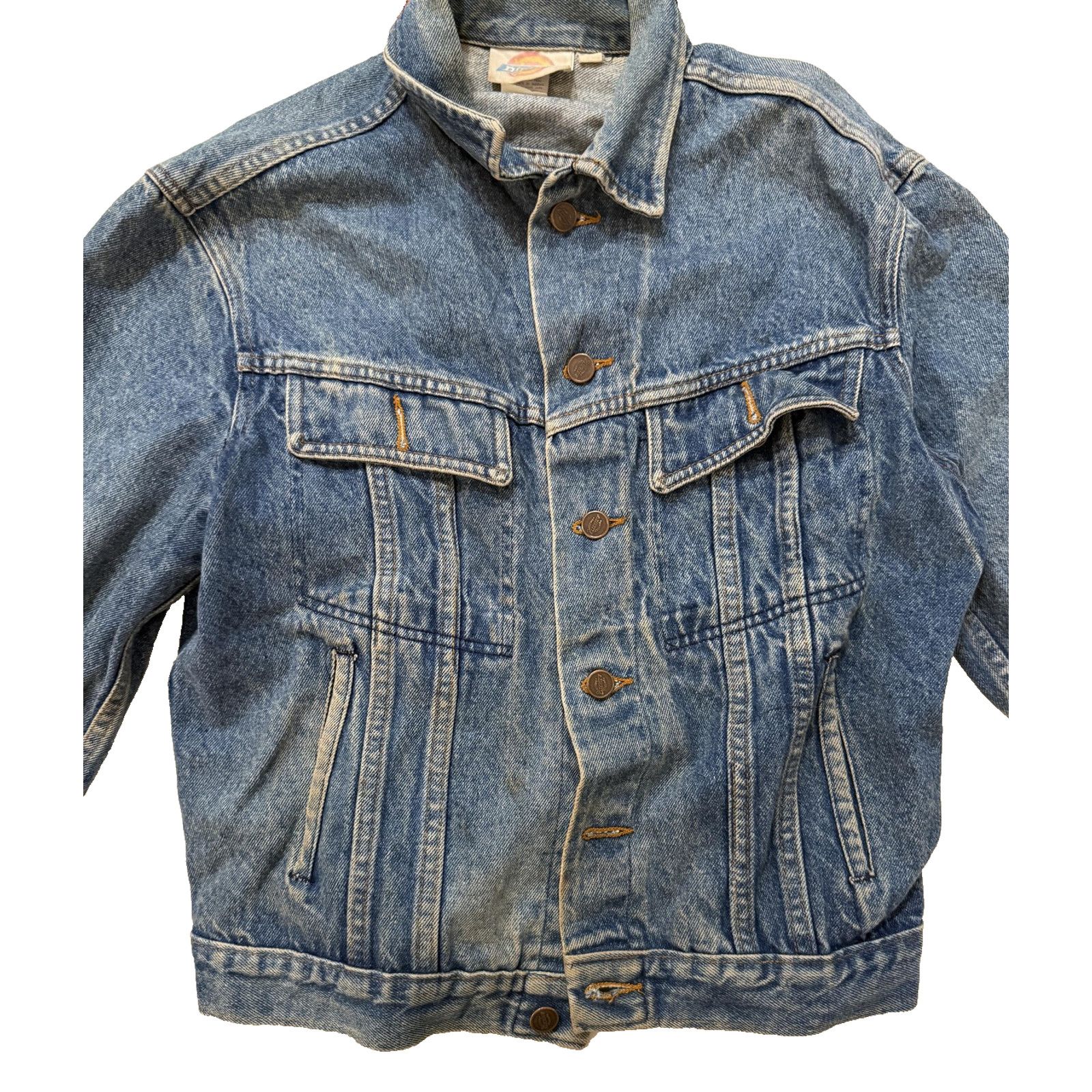 Dickies Vintage Dickies Denim Jacket Womens MED Made USA 80s Size M / US 6-8 / IT 42-44 - 2 Thumbnail