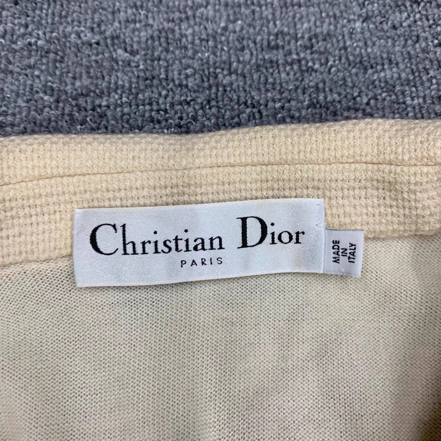Dior Dior Ivory Wool Cardigan 38 95 New Size S / US 4 / IT 40 - 4 Thumbnail