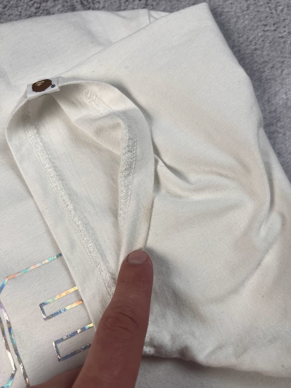 Bape Hologram Bape Tee Size US M / EU 48-50 / 2 - 9 Thumbnail
