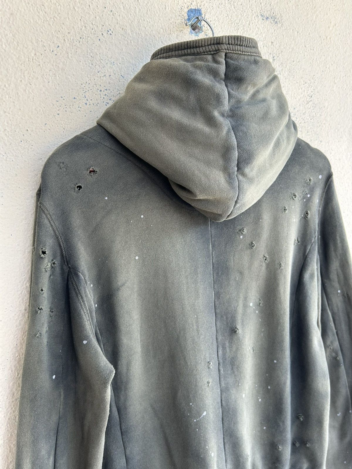 Japanese Brand × Seditionaries Armure Gunshots Distressed Hoodie Size US XS / EU 42 / 0 - 11 Thumbnail