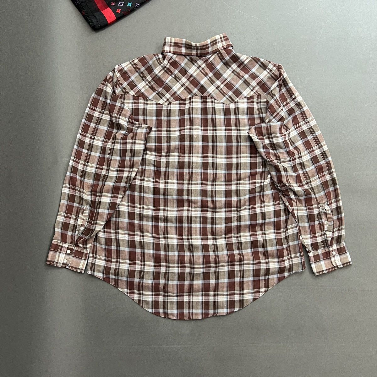 Levi's Vintage 70s White Tag Levi’s Plaid Western Button Up Shirt Size US XL / EU 56 / 4 - 2 Thumbnail