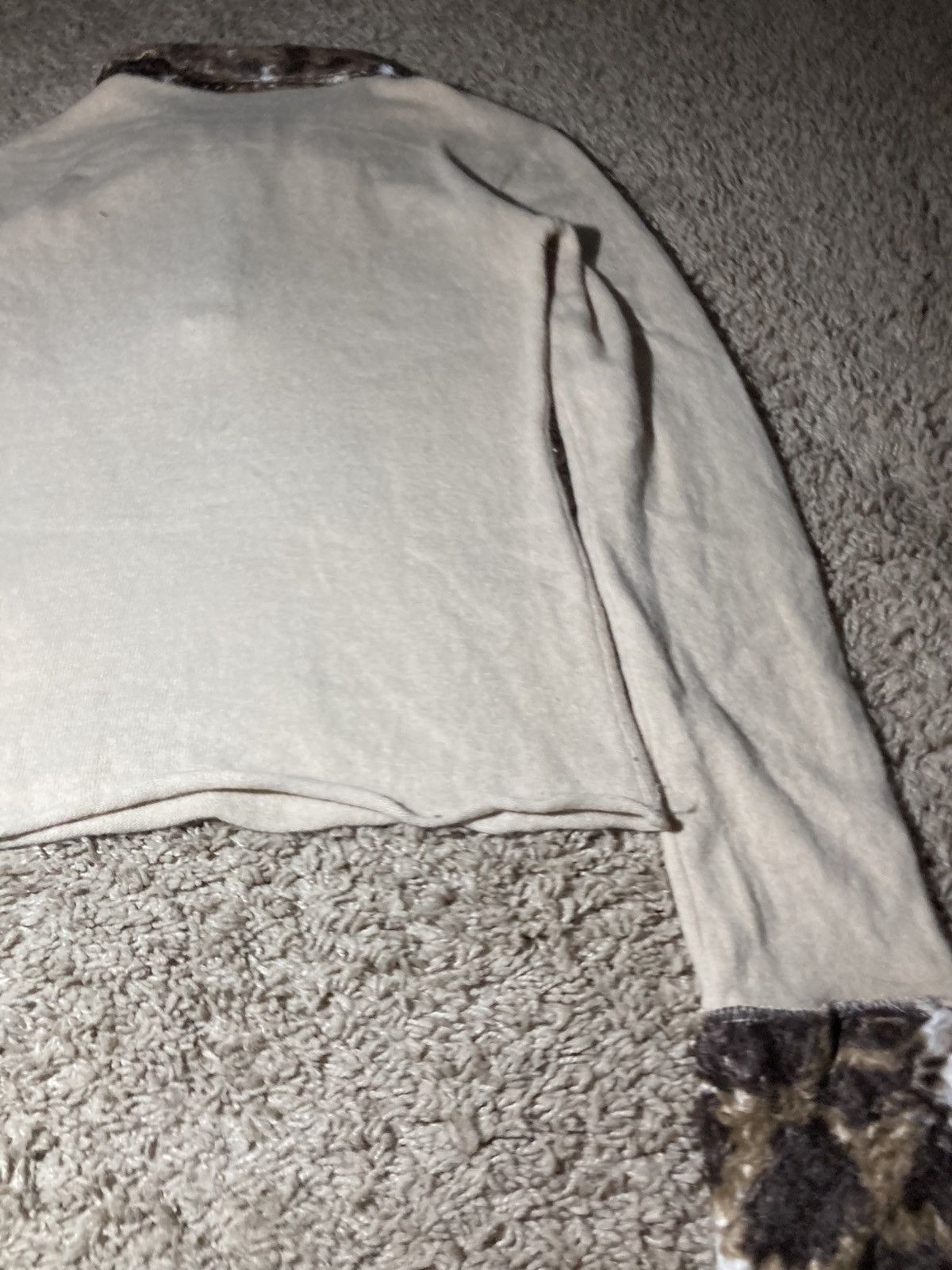 Japanese Brand 90s Jean Colonna Leopard Collar Wool Polo Italy Faux Fur Tan Size US S / EU 44-46 / 1 - 9 Thumbnail