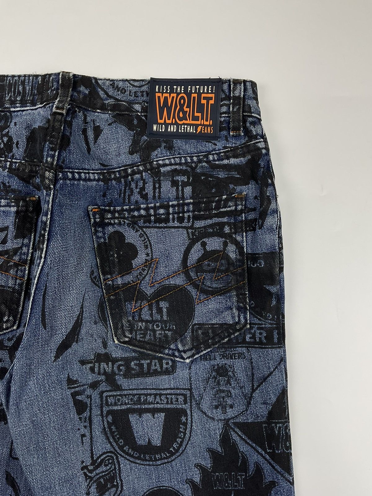 Walter Van Beirendonck Vintage Walter Van Beirendonck All Over Print Jeans Size US 28 / EU 44 - 9 Thumbnail