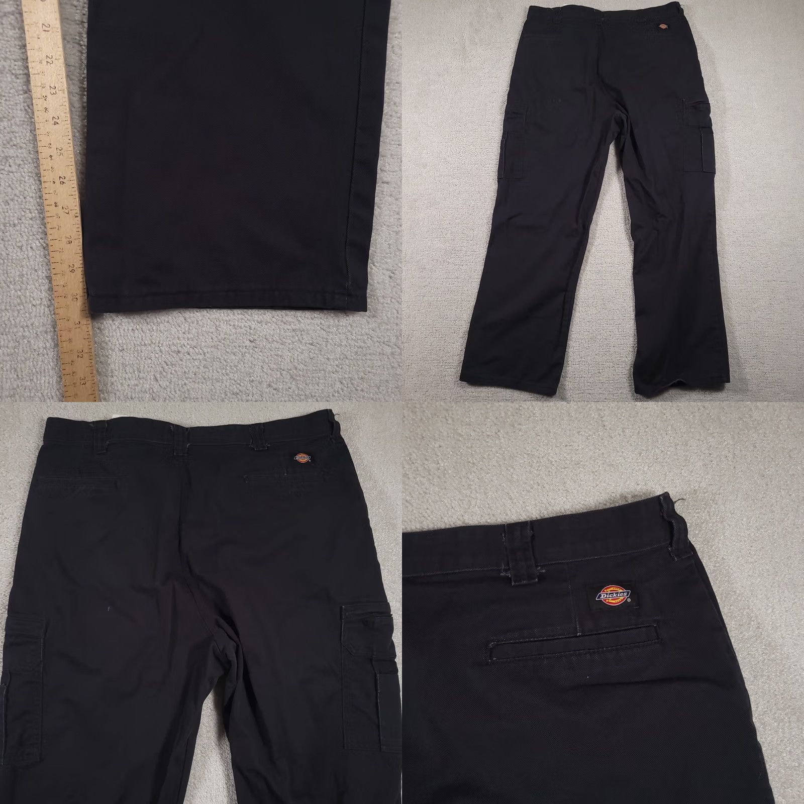 Dickies Dickies Work Pants Mens 40 40X30.5 Black Straight Cargo Trouser Grunge Shirt Size US 40 / EU 56 - 9 Thumbnail