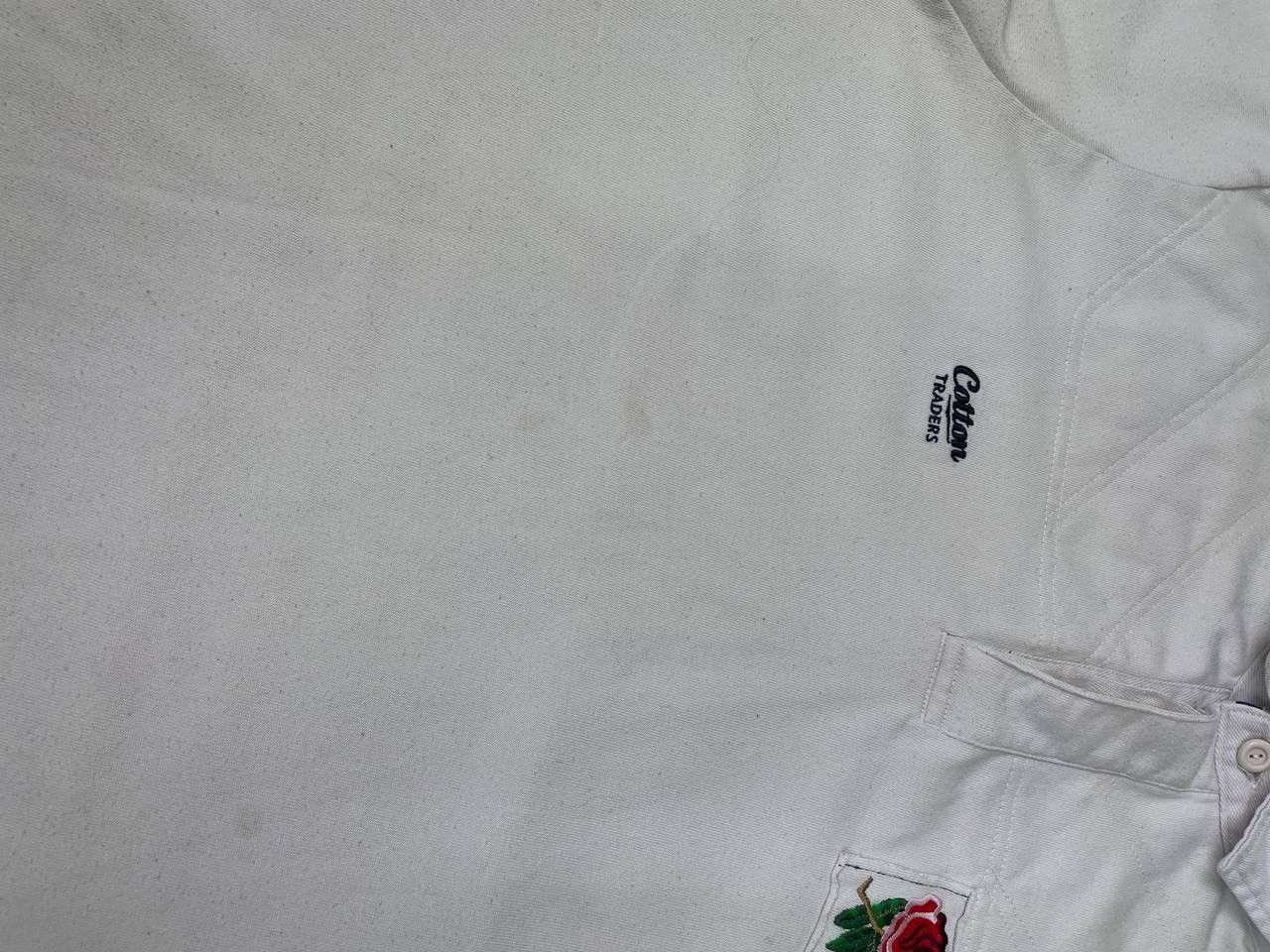 Cotton Traders Vintage Cotton Traders England Rugby Polo Shirt Long Sleeve Size US XL / EU 56 / 4 - 15 Thumbnail
