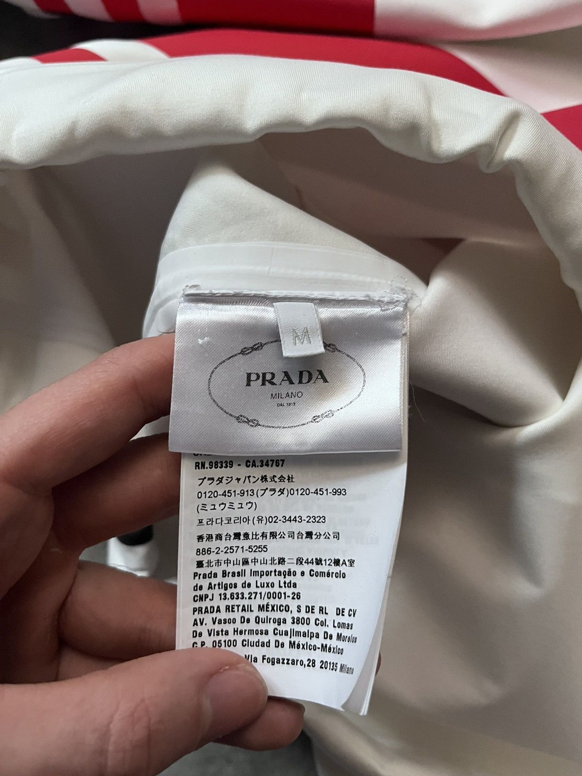 Prada Prada 2021 Ski sweatshirt white red very rare Size US M / EU 48-50 / 2 - 20 Thumbnail