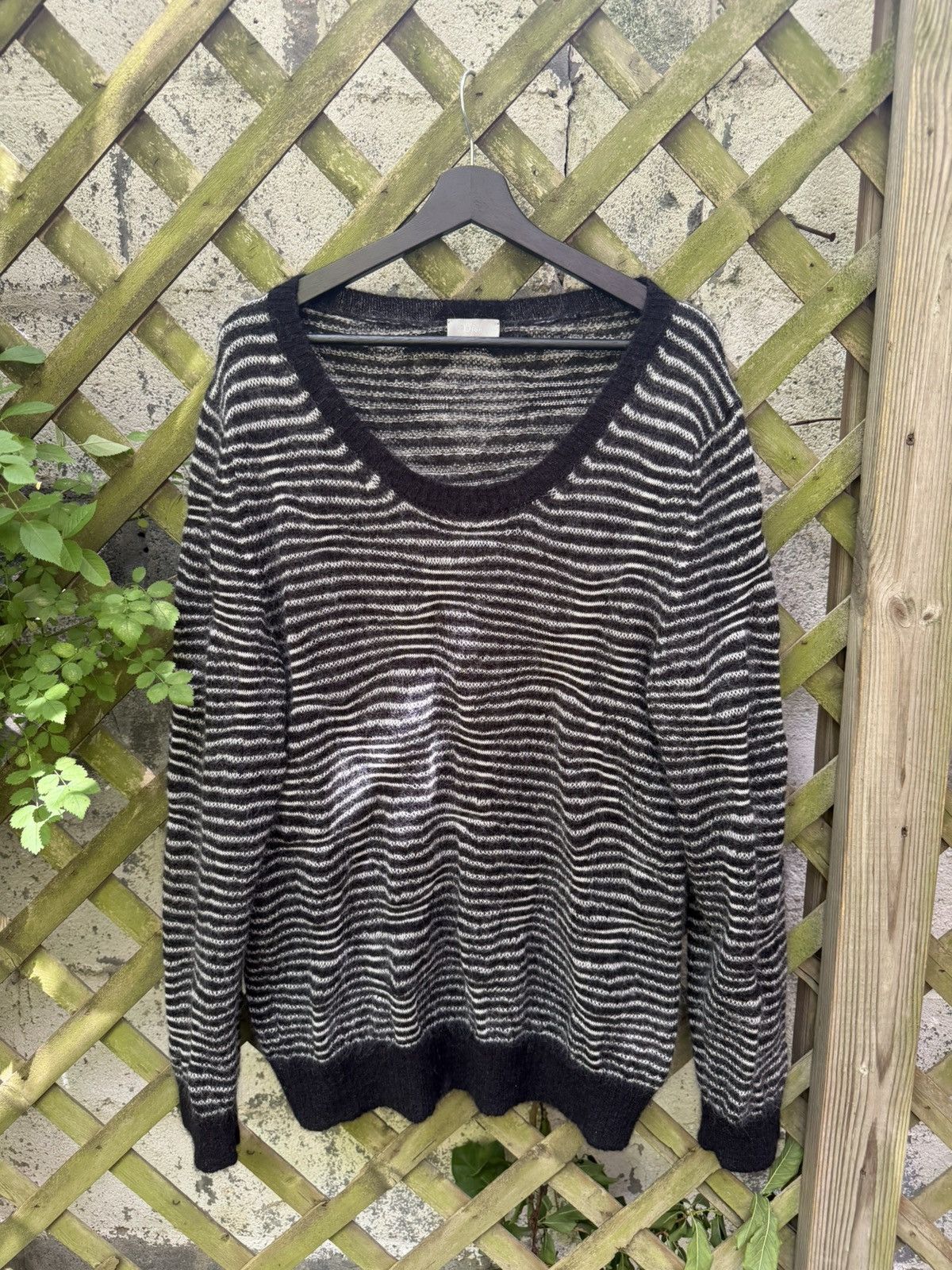 Dior AW07 Dior Homme Navigate Mohair Striped Sweater | Grailed