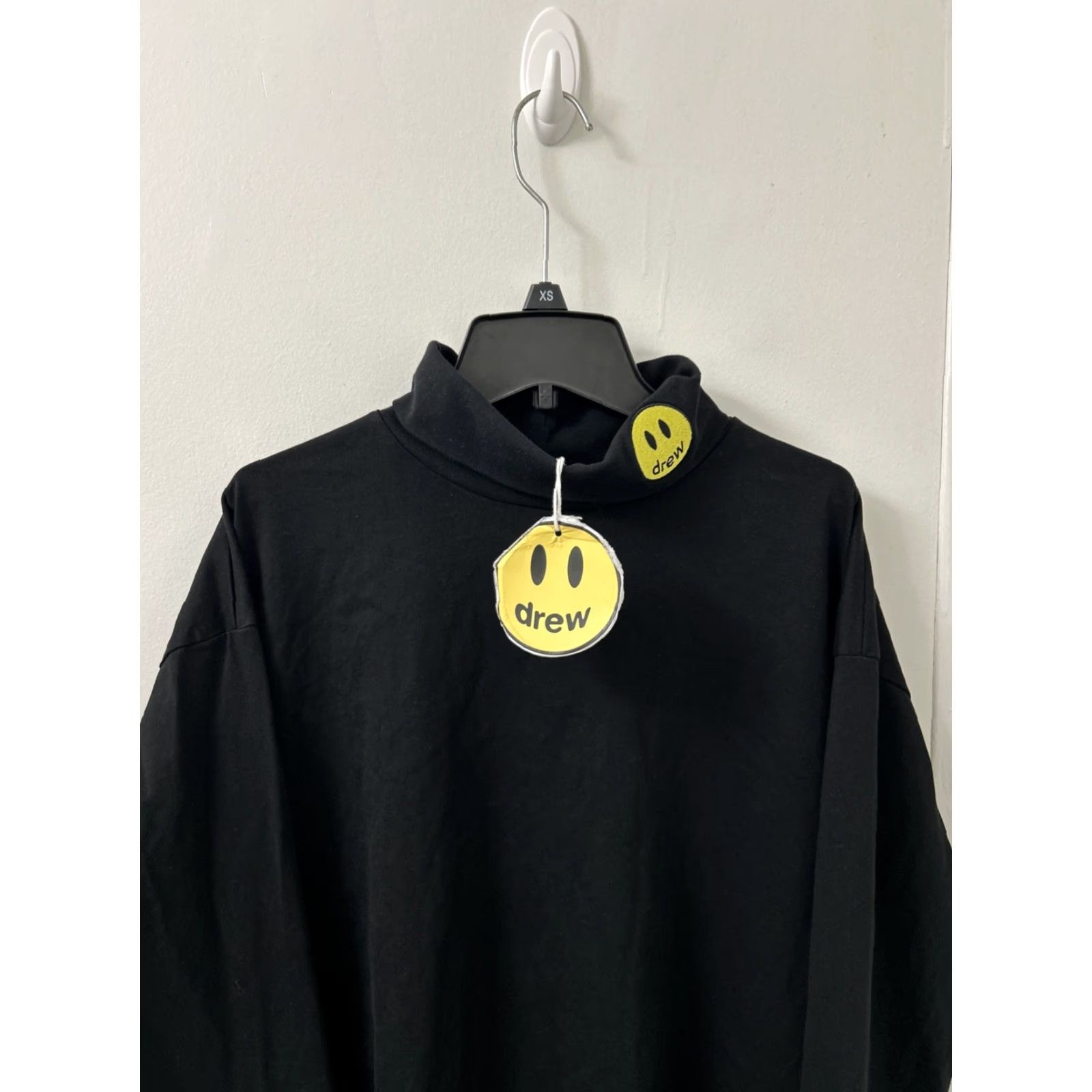 Drew House Drew House Sweatshirt Mens XL Black Turtleneck Pullover Long Sleeve Shirt Size US XL / EU 56 / 4 - 2 Thumbnail