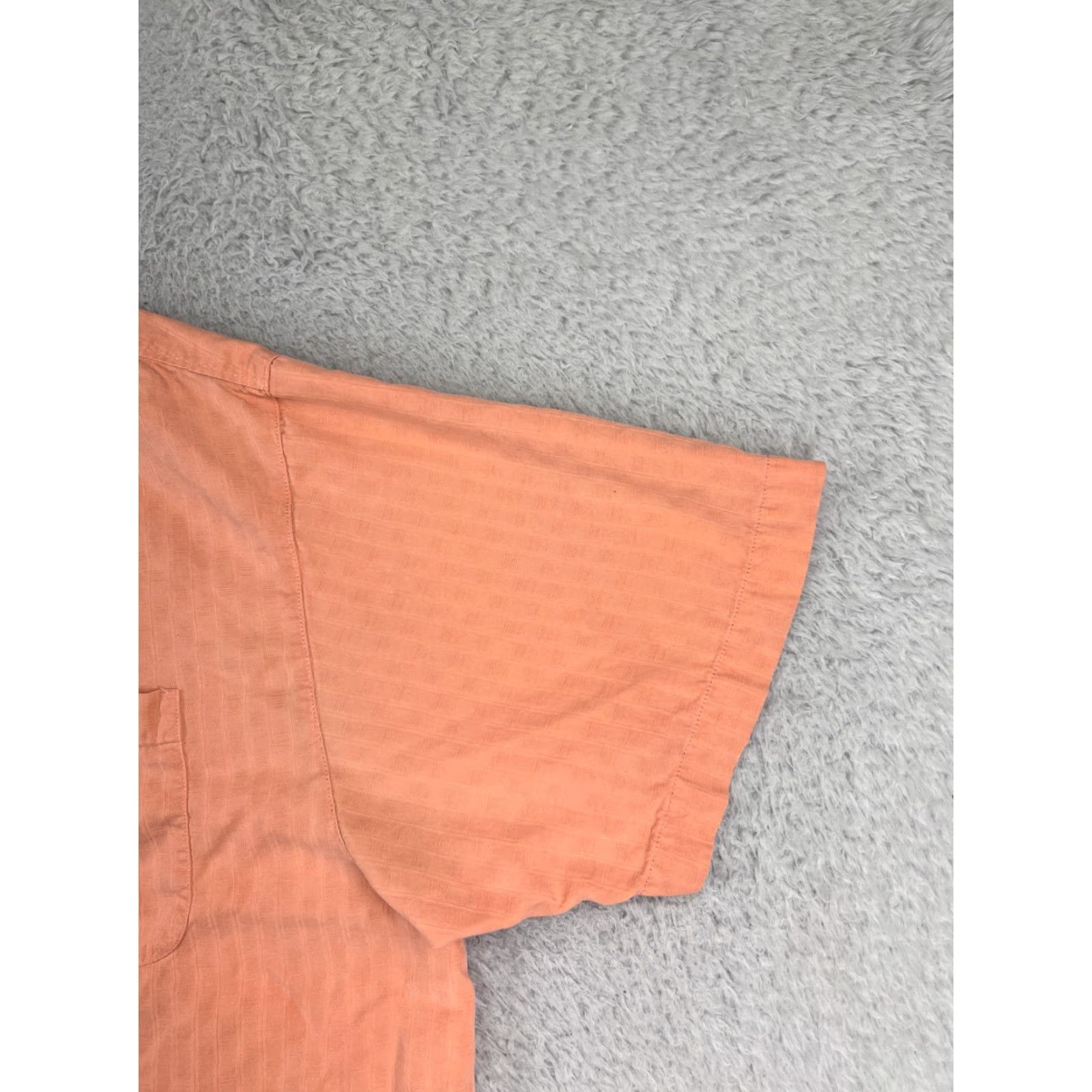 Tommy Bahama Tommy Bahama Shirt Men XLX Orange Button Up Hawaiian Silk Vacation Size US XL / EU 56 / 4 - 4 Thumbnail