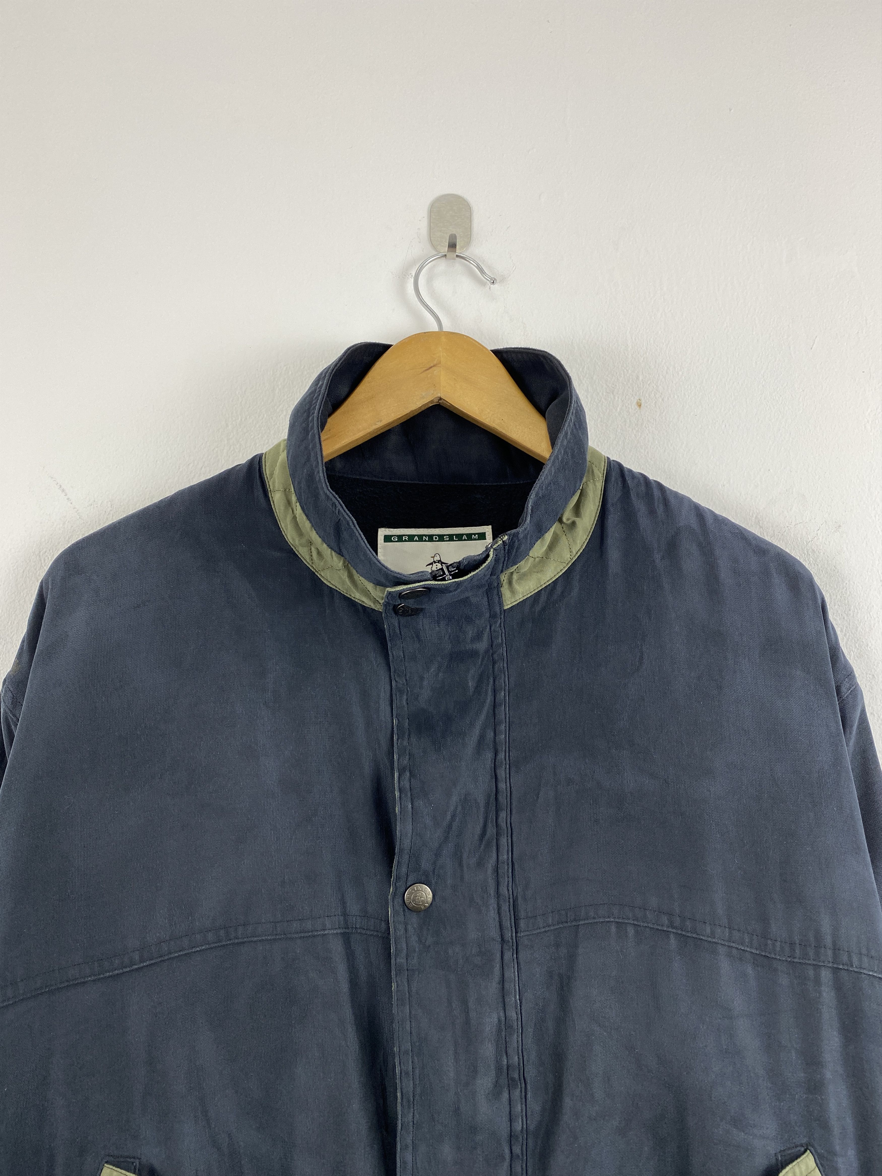 Grand Slam Vintage Grand Slam Munsingwear Zipper Ups Jacket JA0128 Size US XL / EU 56 / 4 - 2 Thumbnail