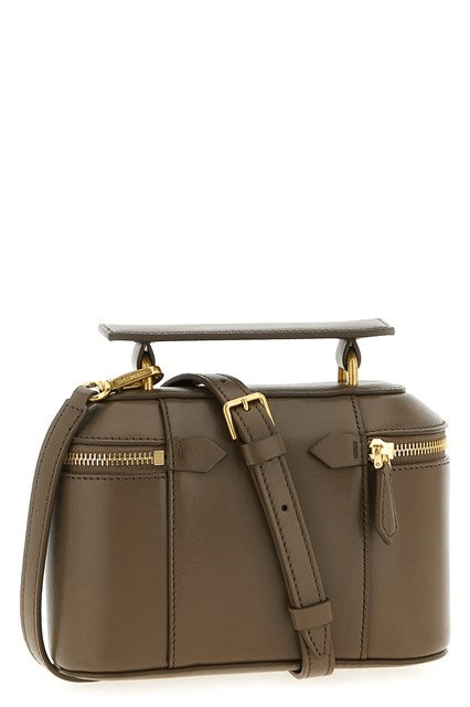 Balmain BALMAIN Small B-buzz Green Leather Top Handle Bag New Size ONE SIZE - 2 Thumbnail