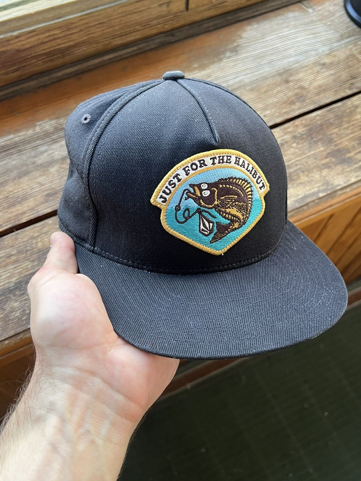 Vintage Y2k Hat VOLCOM Skateboards Cap Just For The Halibut Size ONE SIZE - 2 Thumbnail