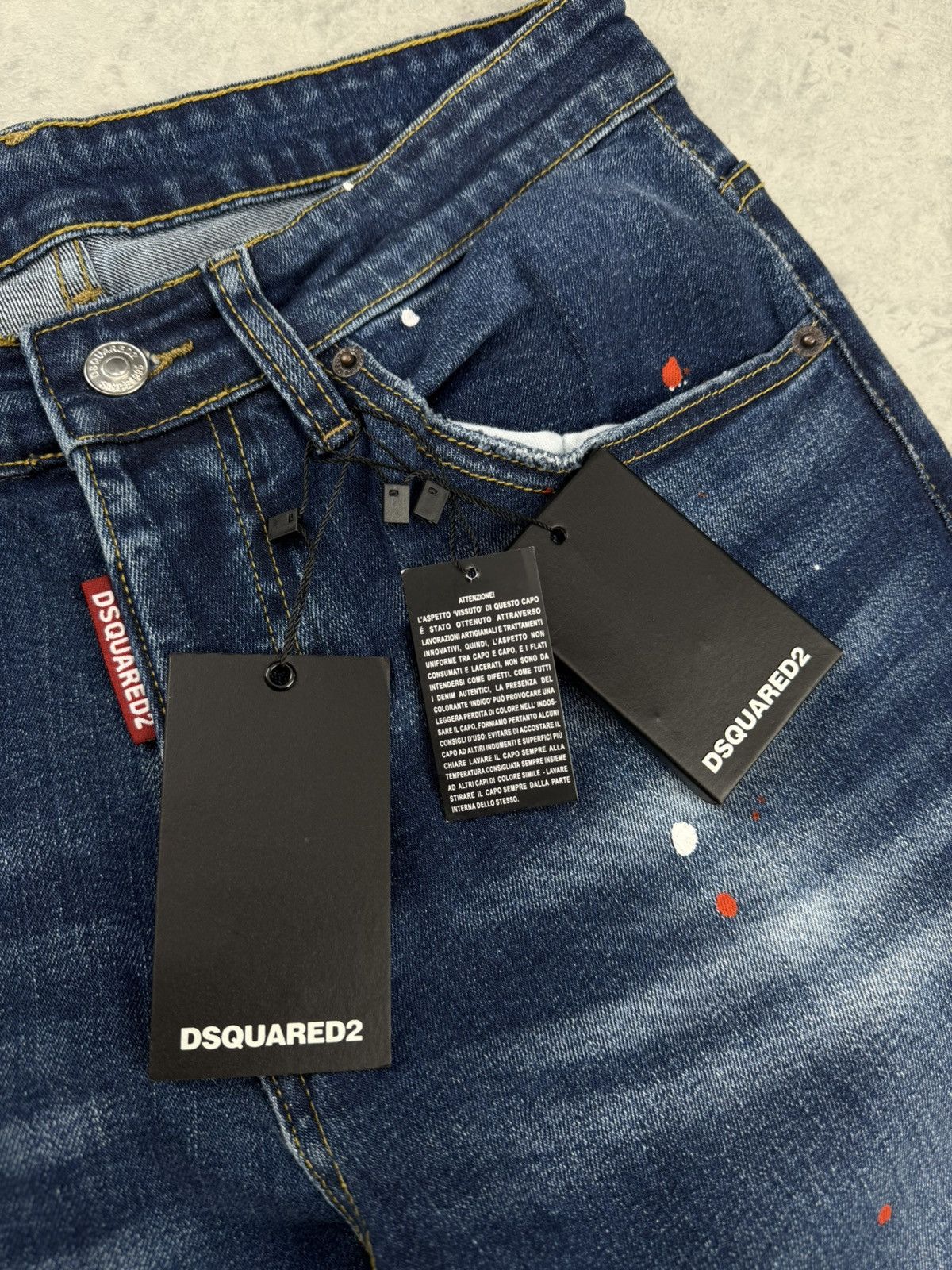 Dsquared2 Dsquared2 Cool Guy Denim Distressed Paint Jeans Size 46 Size US 30 / EU 46 - 8 Thumbnail