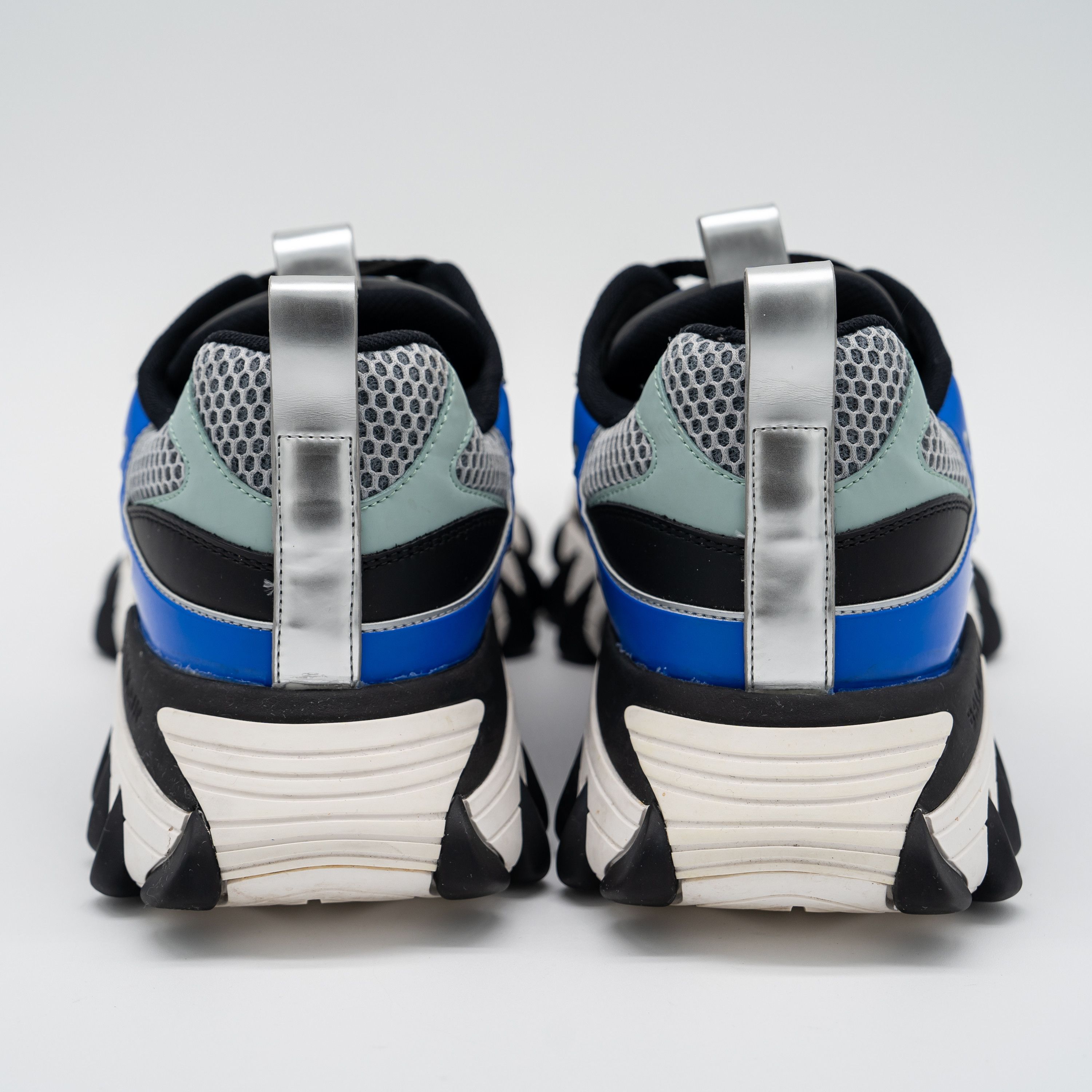 Balmain 44 11 US Balmain B-East White Black Blue Silver Sneakers Size US 11 / EU 44 - 5 Thumbnail