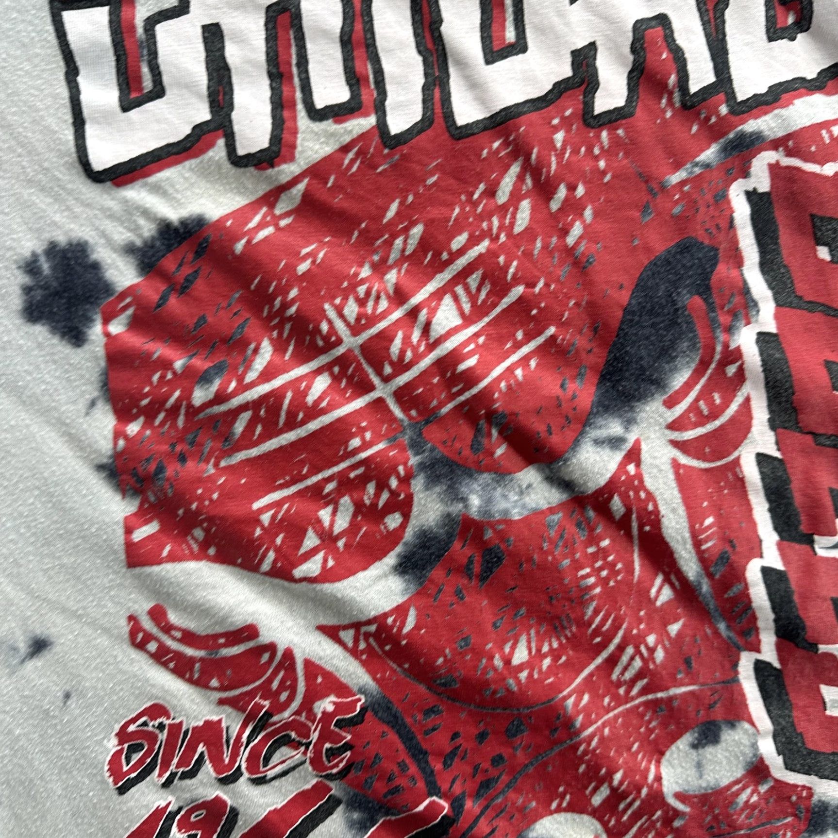 NBA VINTAGE Chicago Bulls Shirt Mens Large Gray Tie Dye NBA Basketball Graphic 1966 Retro Mens Size US L / EU 52-54 / 3 - 7 Thumbnail