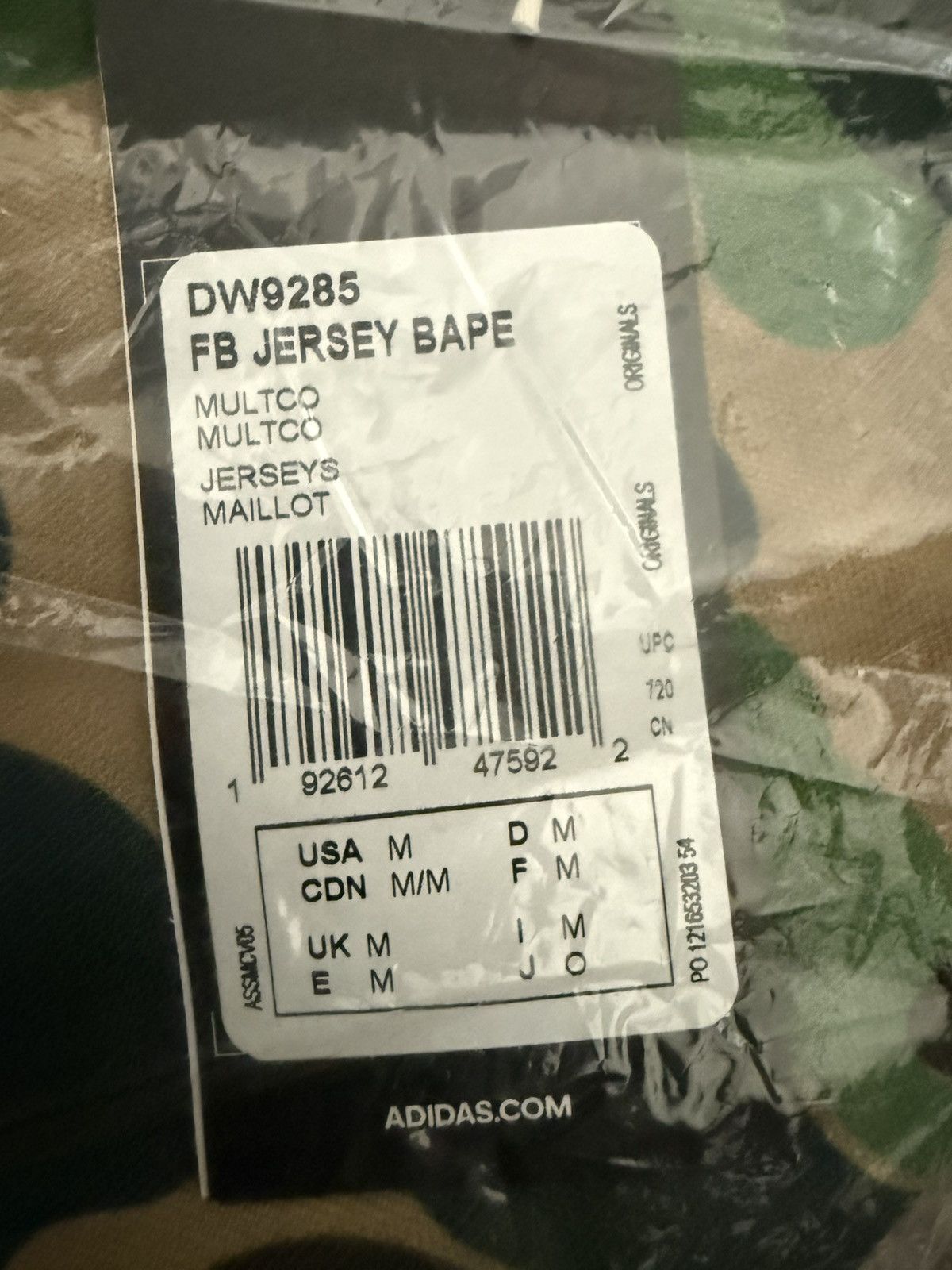 Supreme Adidas Bape Jersey Size US M / EU 48-50 / 2 - 7 Thumbnail