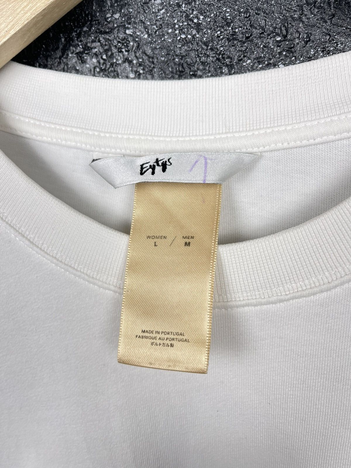 Eytys Eytys Smith Logo Basic White T-Shirt Men’s Size M Size US M / EU 48-50 / 2 - 9 Thumbnail