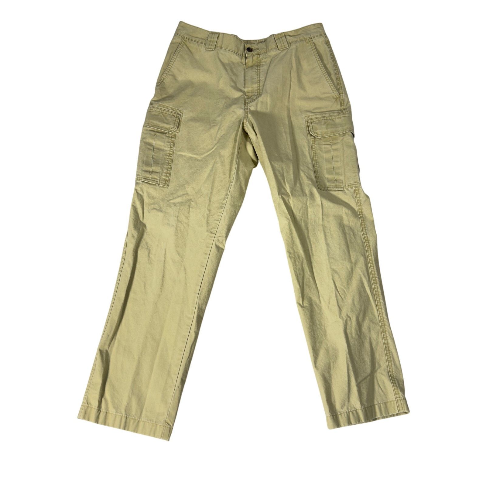 L.L. Bean LL Bean Classic Fit Cargo Pant W33 L30 301315 Cream Tropic Size US 33 - 1 Thumbnail