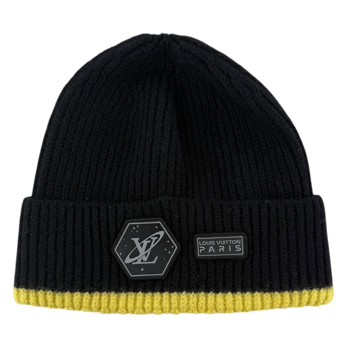 Louis Vuitton Louis Vuitton Gravity Logo Wool Beanie Hat Size ONE SIZE - 1 Thumbnail