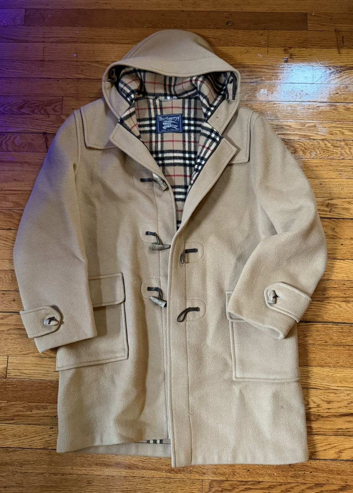 Burberry Vintage Burberry Duffle Coat Size US L / EU 52-54 / 3 - 1 Thumbnail