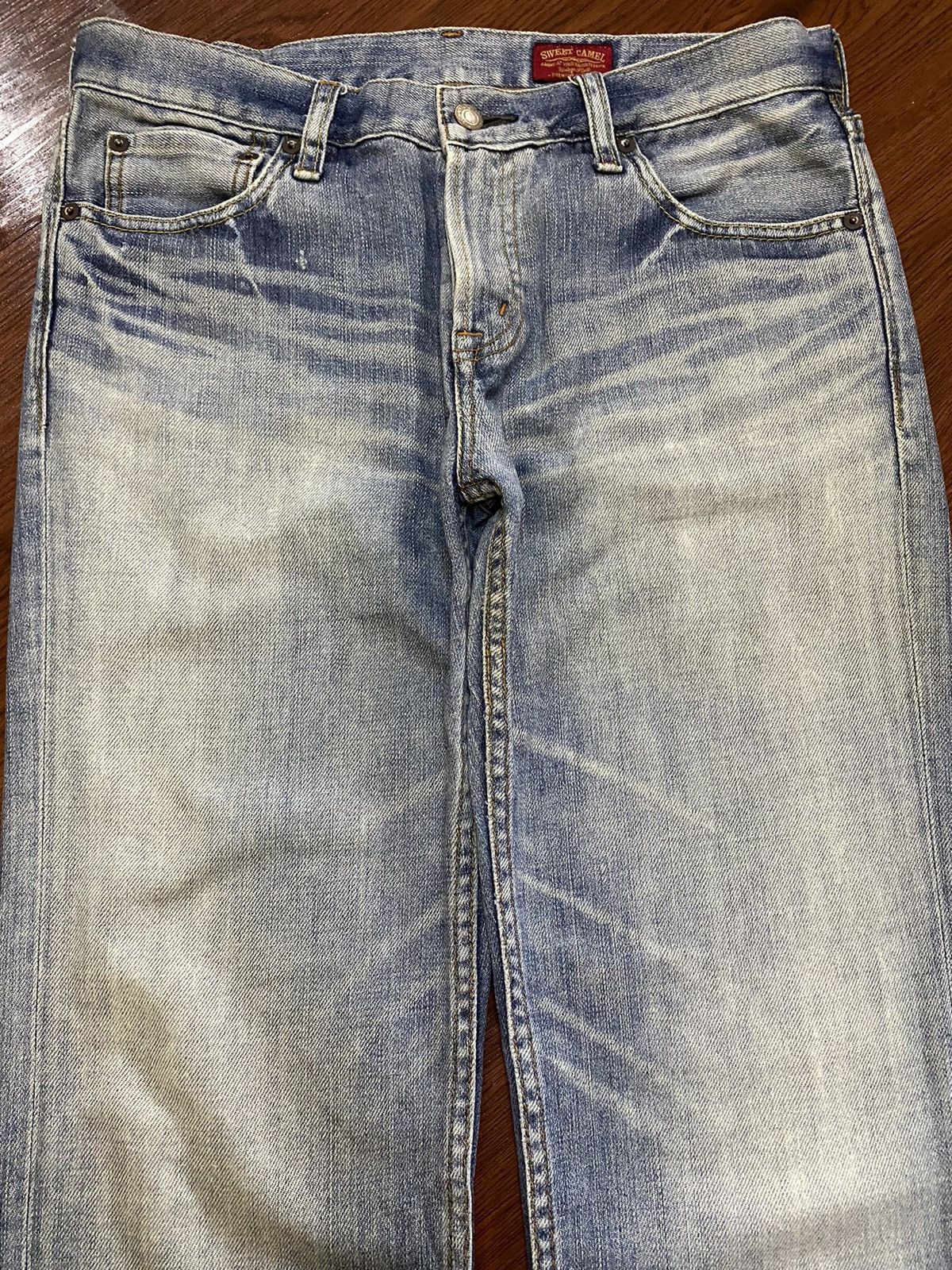 Other Vintage Style Japanese Brands Faded Wash Baggy Jeans Size US 32 / EU 48 - 3 Thumbnail