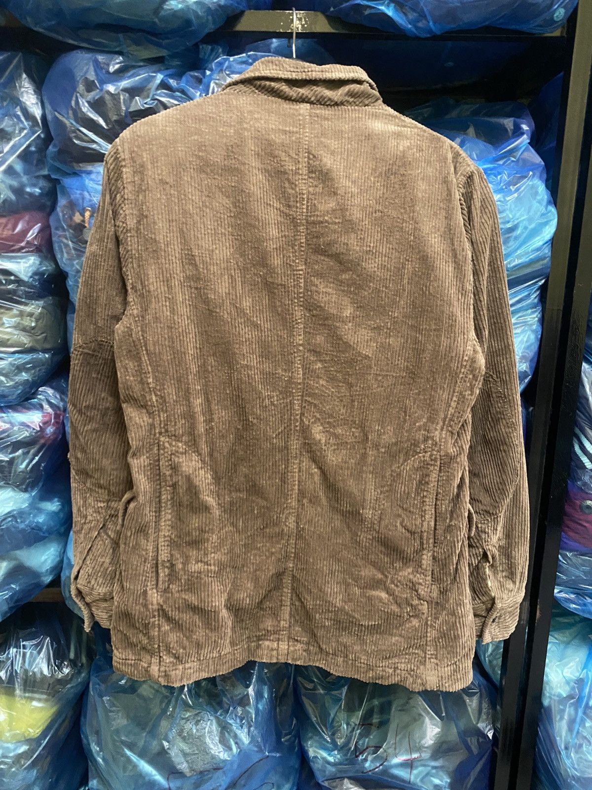 Benetton Vintage Benetton Brown Corduroy Blazer Made in Romania Size US M / EU 48-50 / 2 - 10 Thumbnail