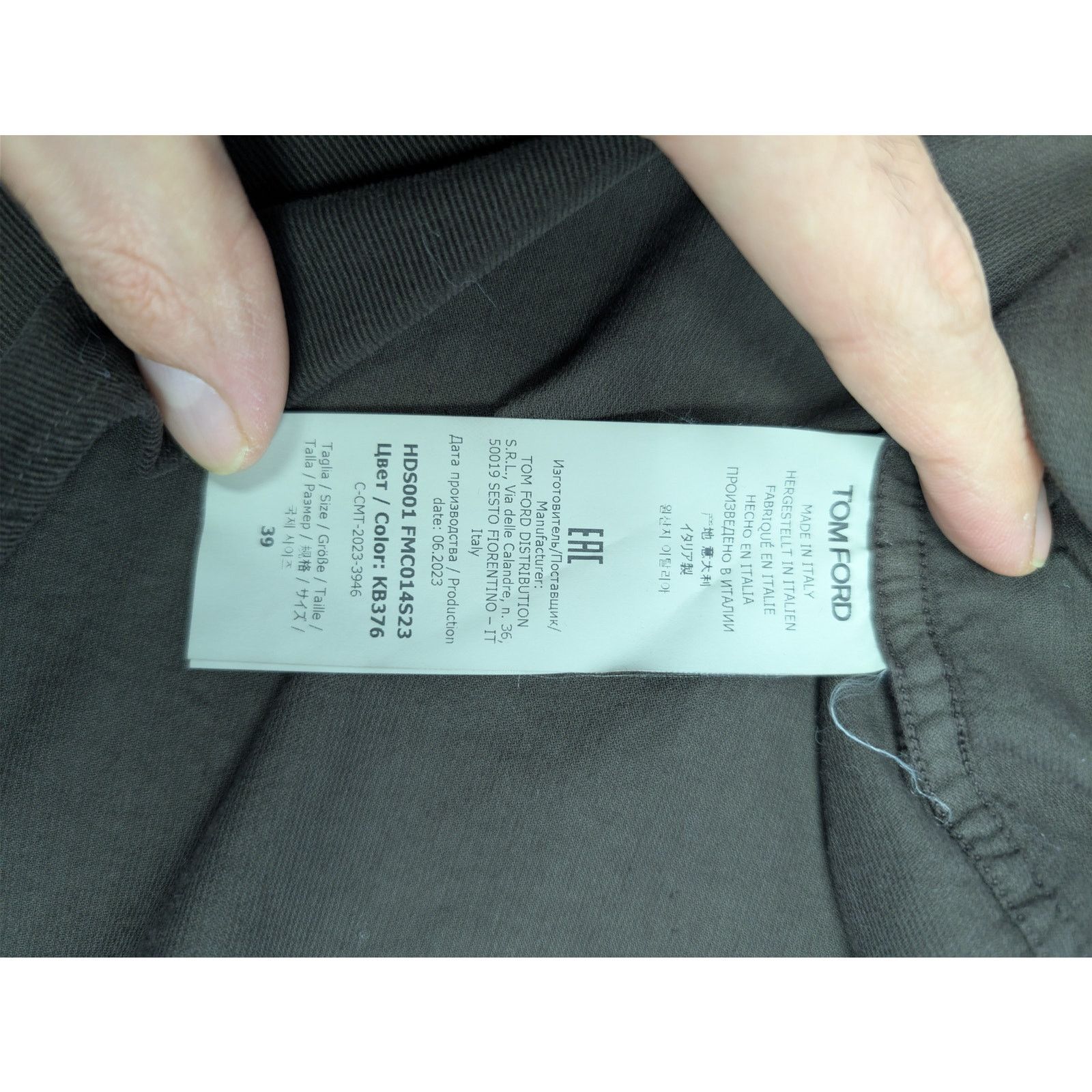 Tom Ford o1rshd1 CC20 Button up Shirt in Dark Brown Size US S / EU 44-46 / 1 - 16 Thumbnail