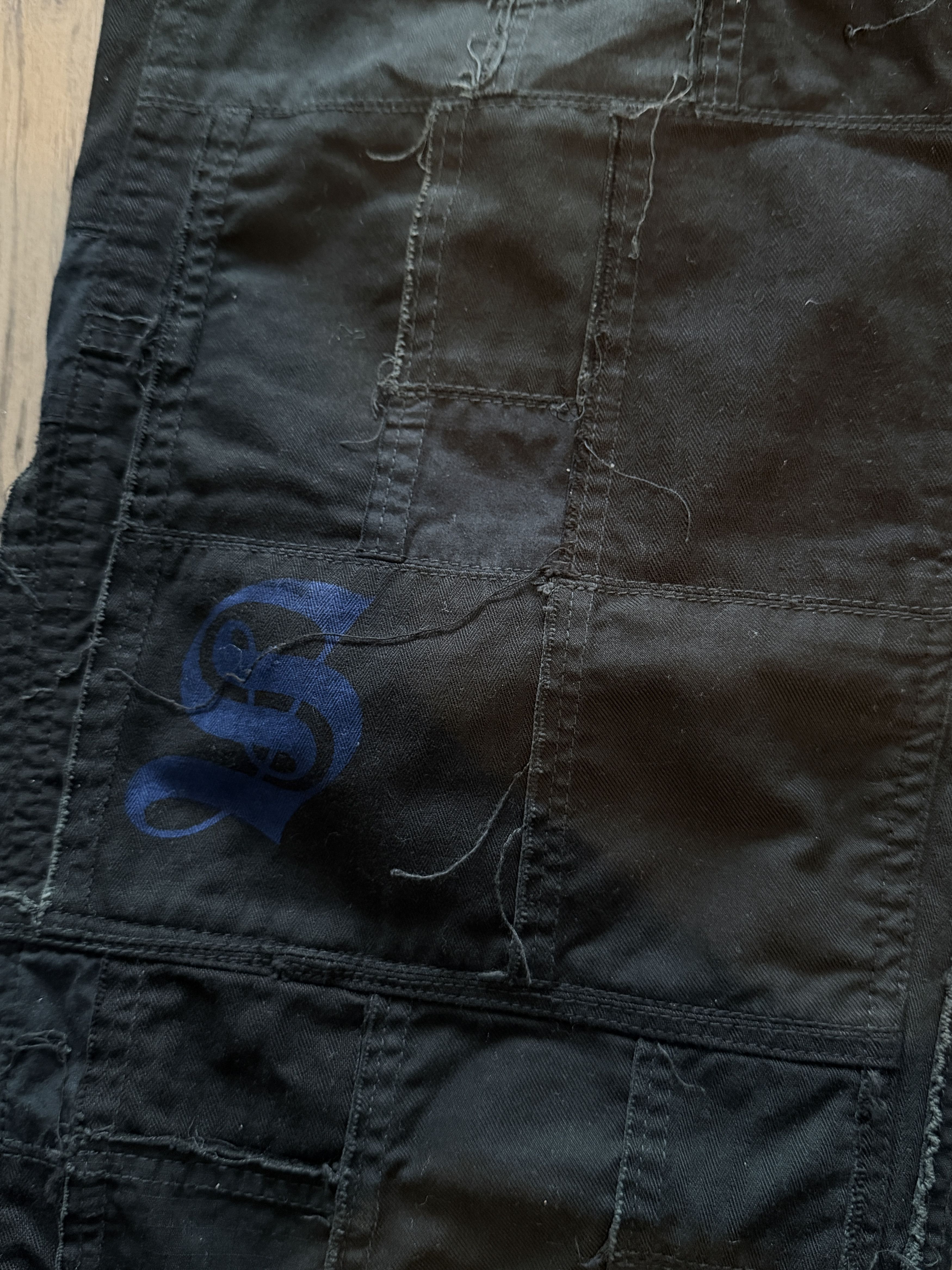 Junya Watanabe × Supreme Supreme CDG MAN Patchwork Cargo Pant Black Size US 32 / EU 48 - 3 Thumbnail