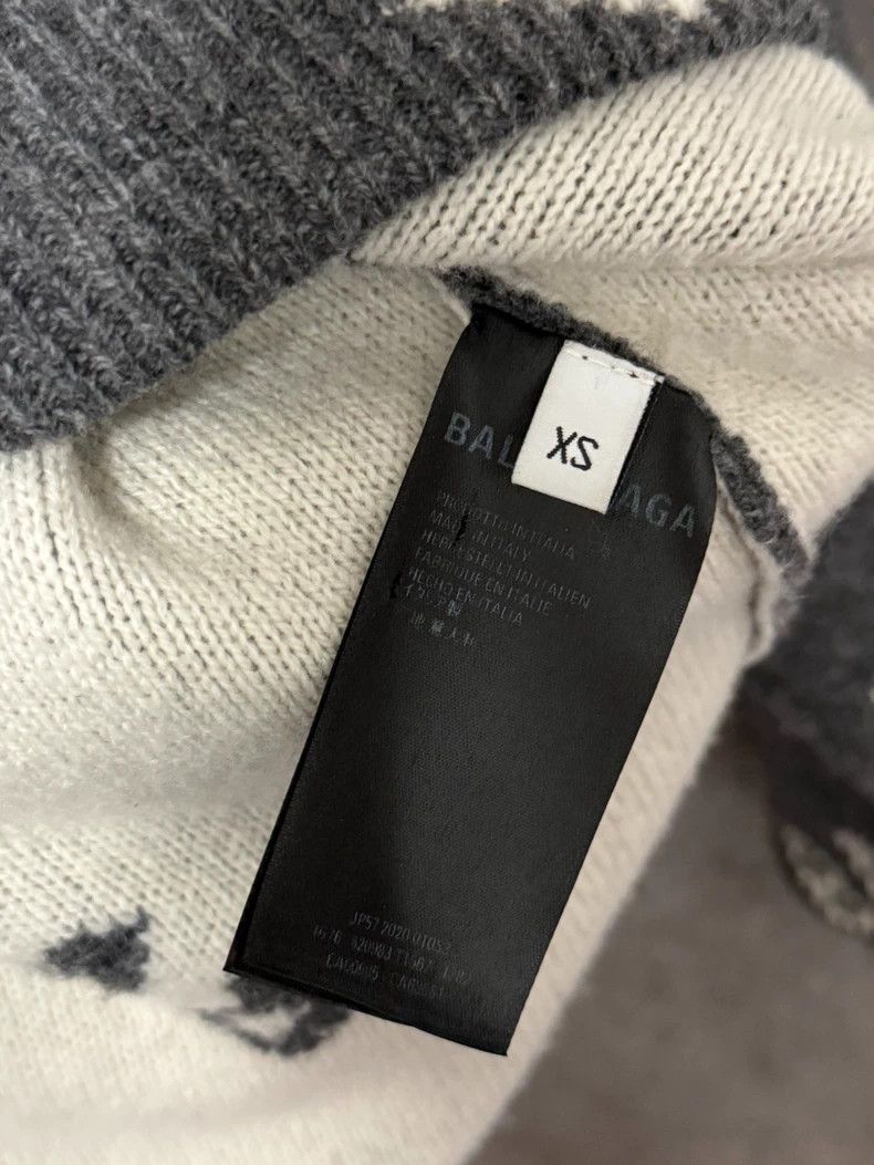 Balenciaga Balenciaga Gray bullet-screen logo sweater Size US XS / EU 42 / 0 - 4 Thumbnail