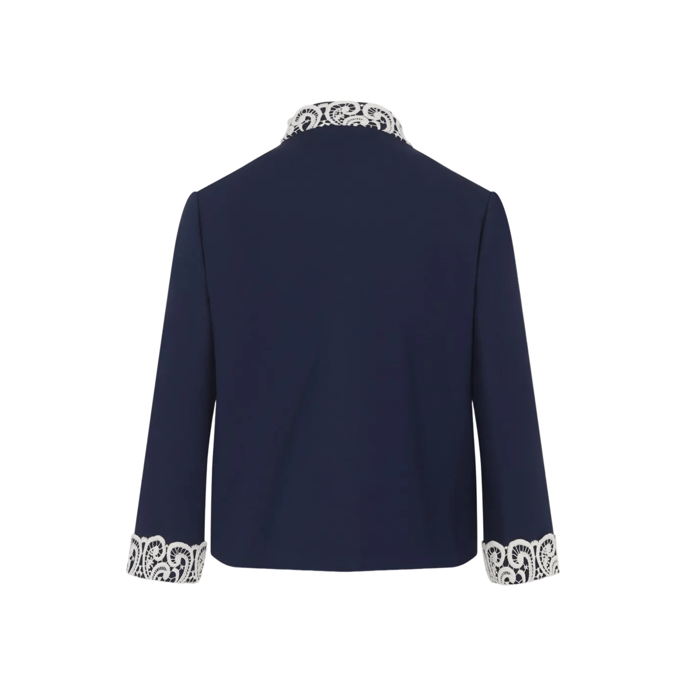 Valentino VALENTINO Blue Wool/Silk Jacket New & Authentic Size S / US 4 / IT 40 - 2 Thumbnail