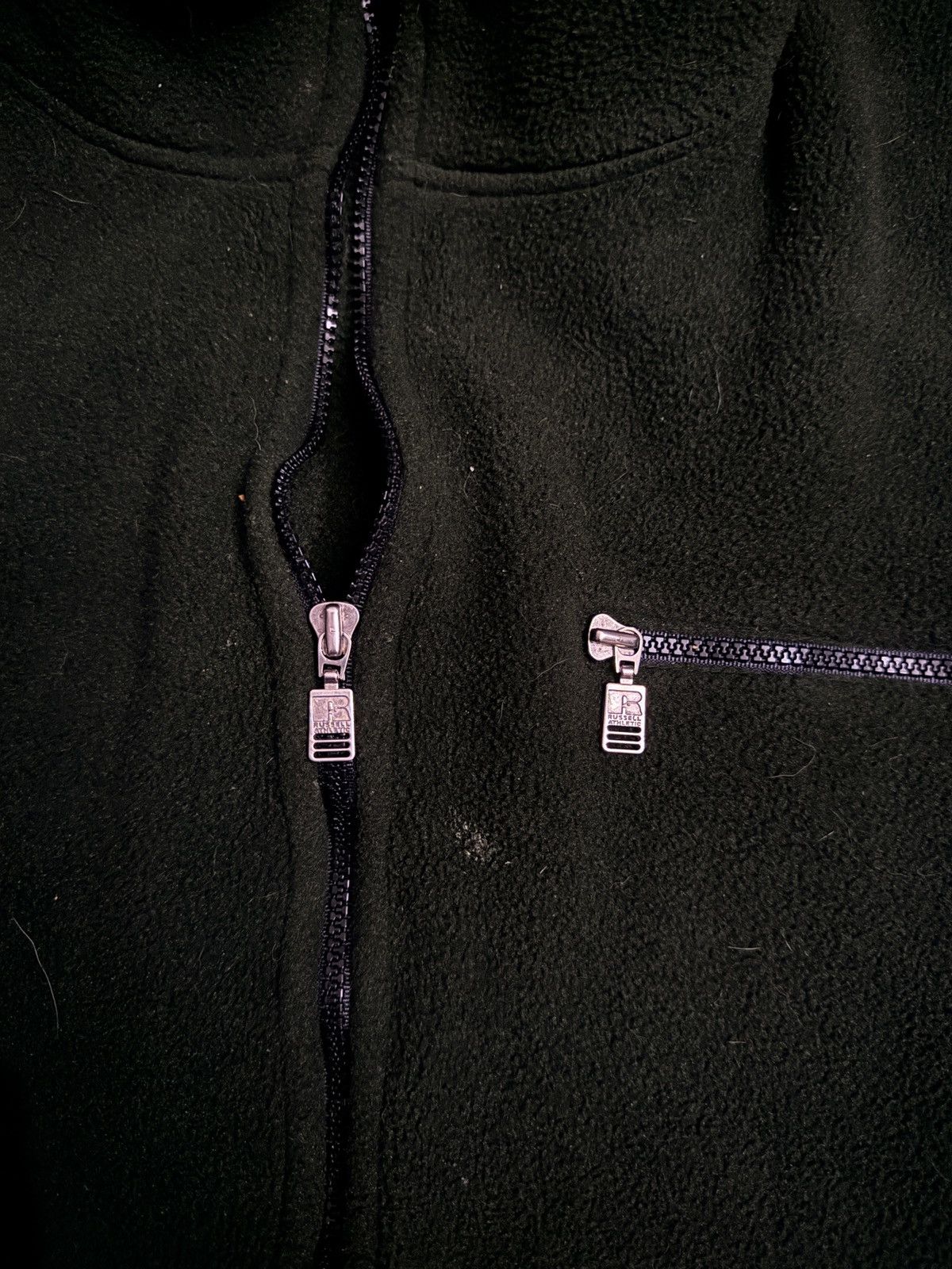 Russell Athletic Vintage Russell Athletic Mens Fleece Vest Forest Green Large Size US L / EU 52-54 / 3 - 4 Thumbnail
