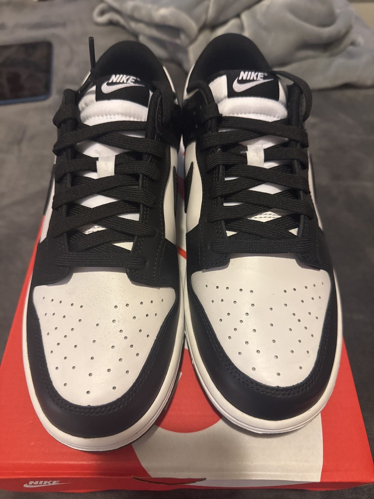 Nike Nike Dunk Low Retro “Pandas” Size US 10.5 / EU 43-44 - 2 Thumbnail