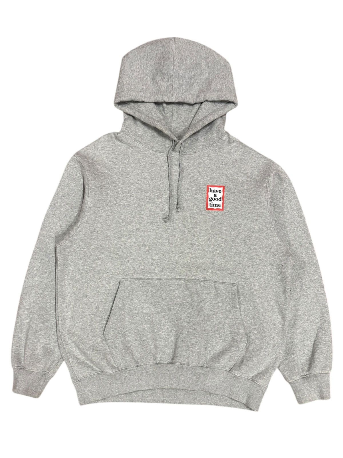 Have A Good Time × Life is Good Vintage Have A Good Time Printed Logo Heavyweight Hoodie Size US L / EU 52-54 / 3 - 4 Thumbnail