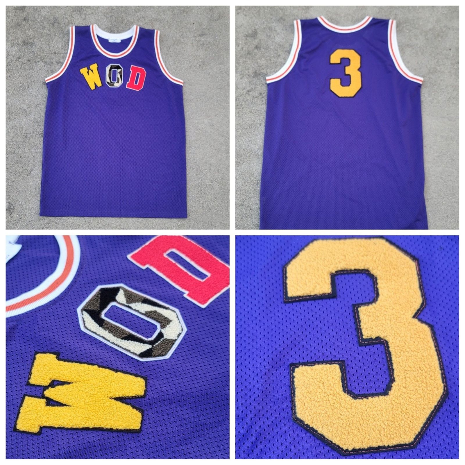 The Unbranded Brand Custom Basketball Chenille Patch Jersey Size US XXL / EU 58 / 5 - 1 Thumbnail