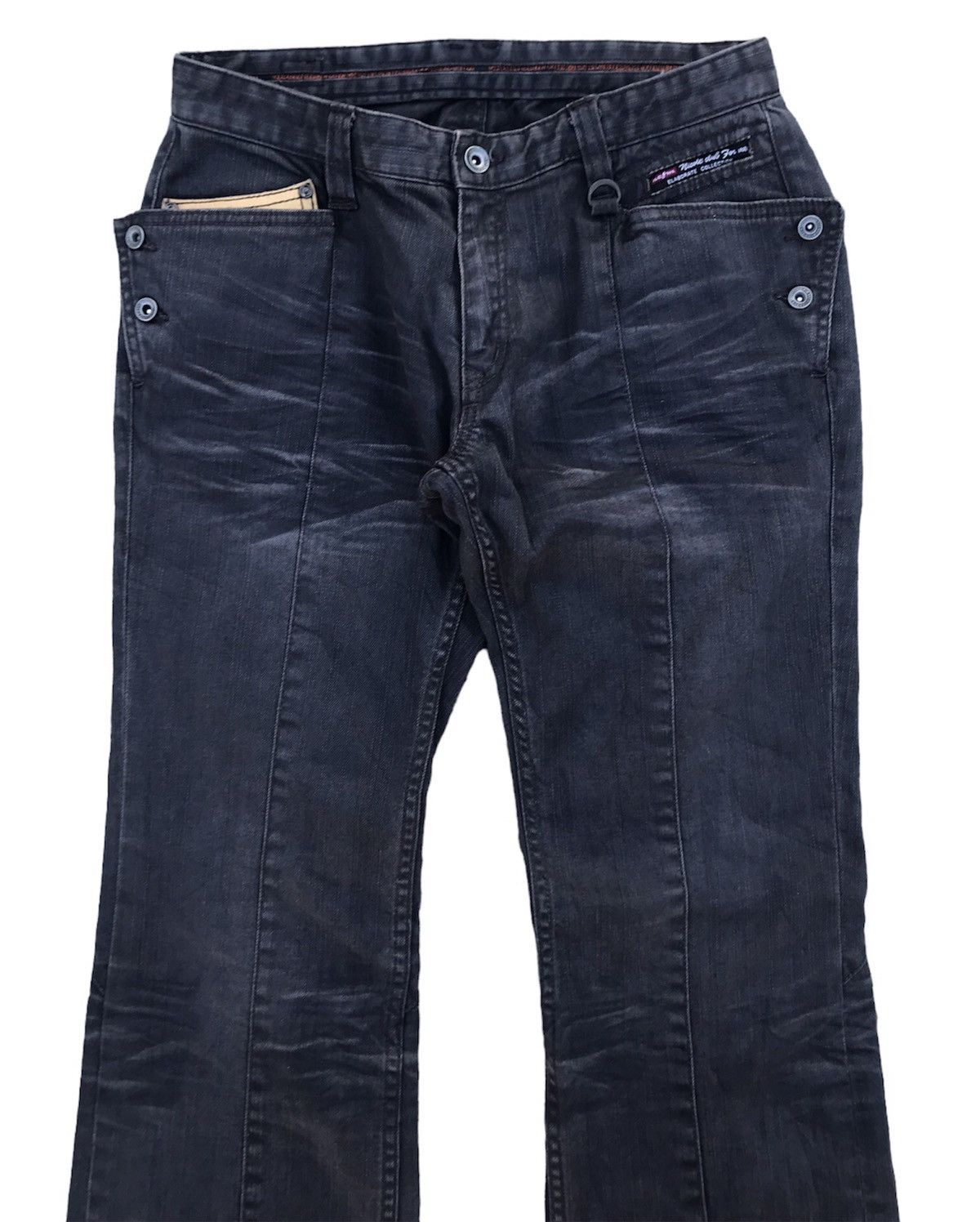 Nicole Club ‼️OFFER ME‼️ Nicole Club for Men Leather Pocket Flared Pants Size US 29 - 3 Thumbnail