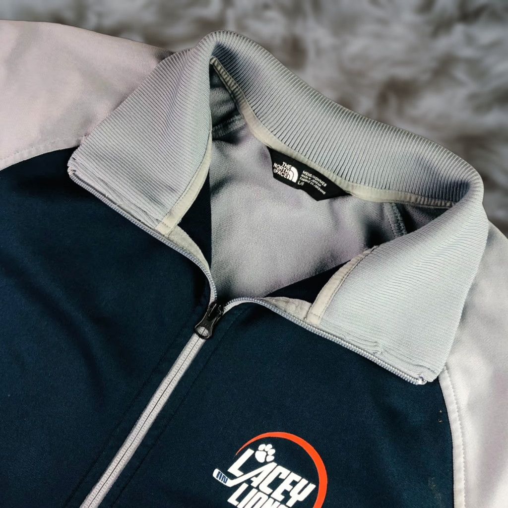 The North Face Men's Full Zip Soft Shell Windwall Jacket Gray L