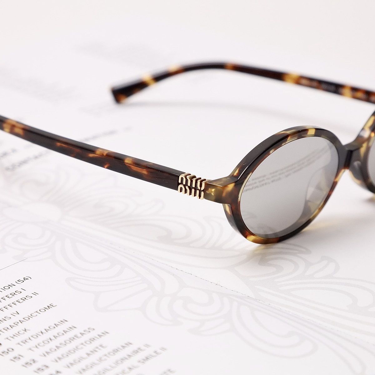 Miu Miu MIU MIU 0MU 04ZS SUNGLASSES Size ONE SIZE - 3 Thumbnail