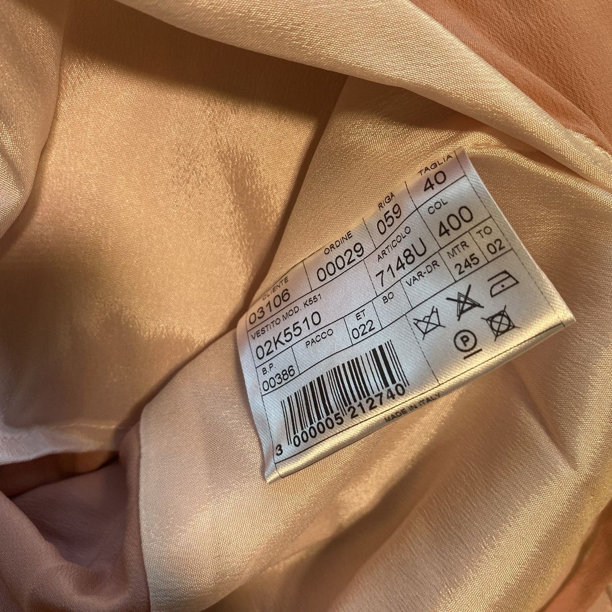 Tonello TONELLO Pink Spaghetti Strap Cami Top V Neck Silk Blend Sz S Size S / US 4 / IT 40 - 5 Thumbnail