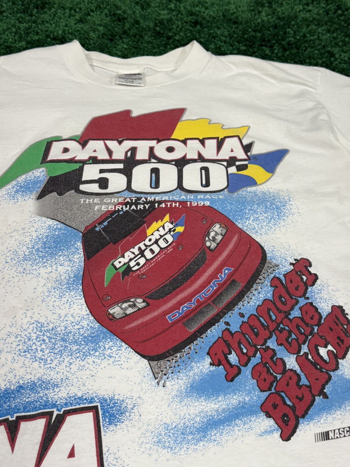 Vintage Vintage NASCAR Daytona 1999 Tulex Thunder Beach All Print XL Size US XL / EU 56 / 4 - 3 Thumbnail