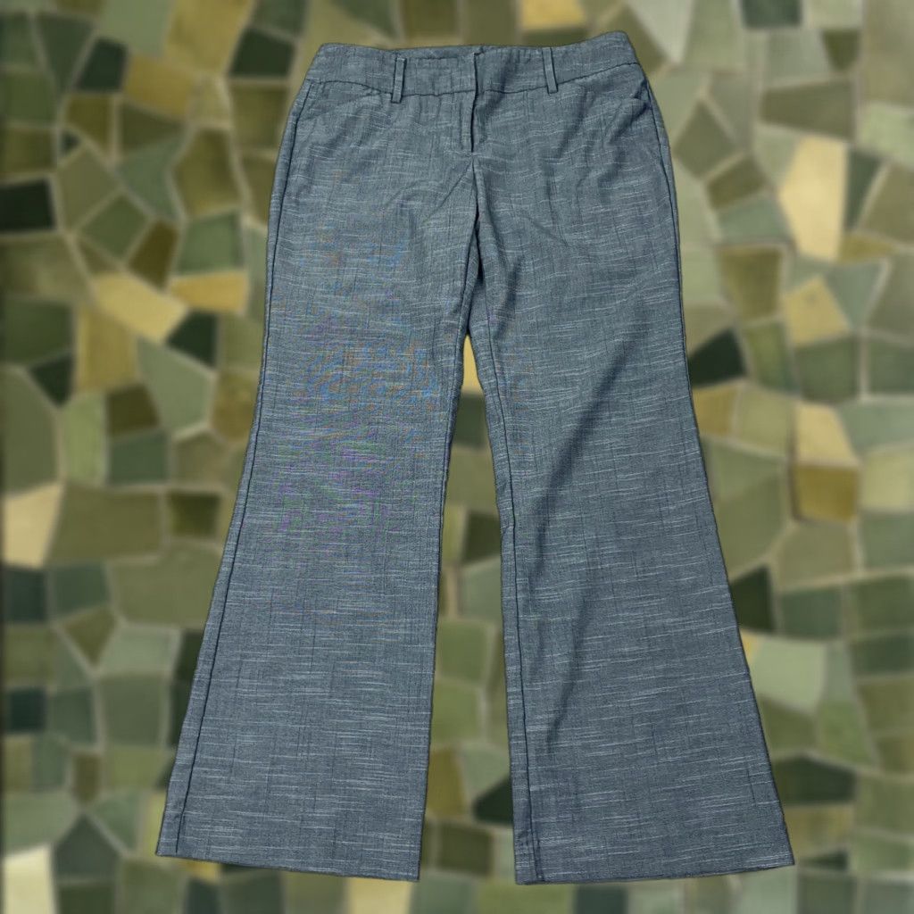 Vintage New York & Company Pants Womens 8 Petite Gray 7th Avenue Dress Bootcut Career Size 30" / US 8 / IT 44 - 1 Thumbnail